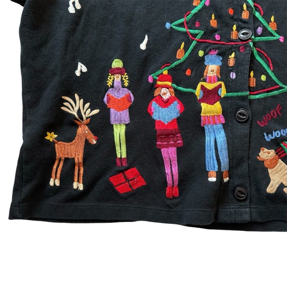 Micheal Simon Christmas cardigan/sweater - Picture 5 of 10